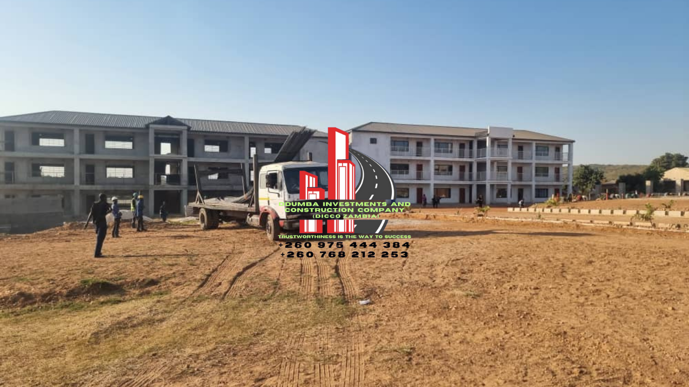 Three Story Building for Dhamitee Christian school Zanimuone West(Lusaka, Zambia) – School Building Construction